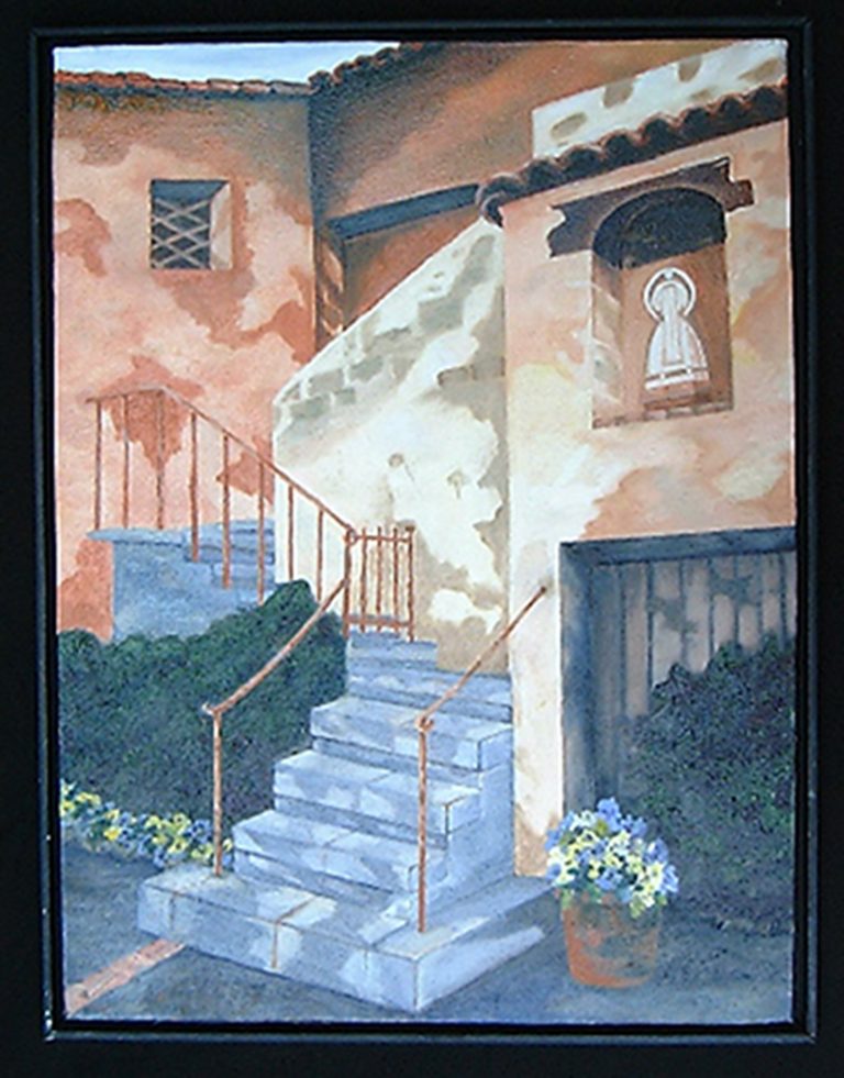 Carmel Mission painting